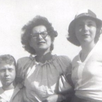 long Beach 1951 Judy Mom and Norman.jpg